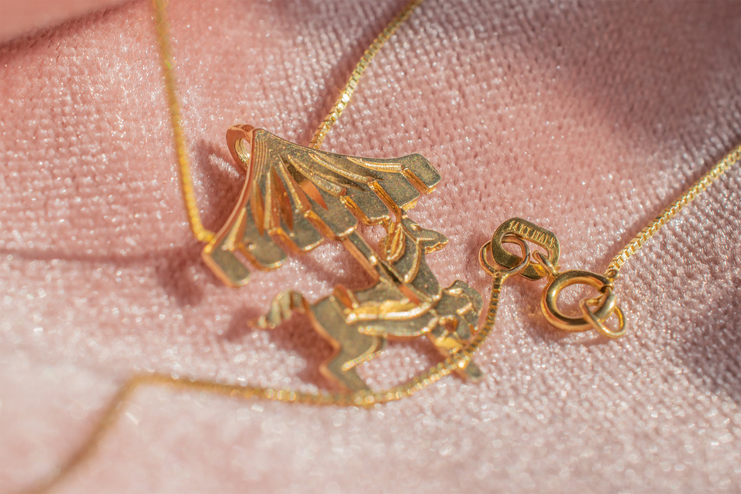 Vintage 14k Yellow Gold Carousel Horse Necklace