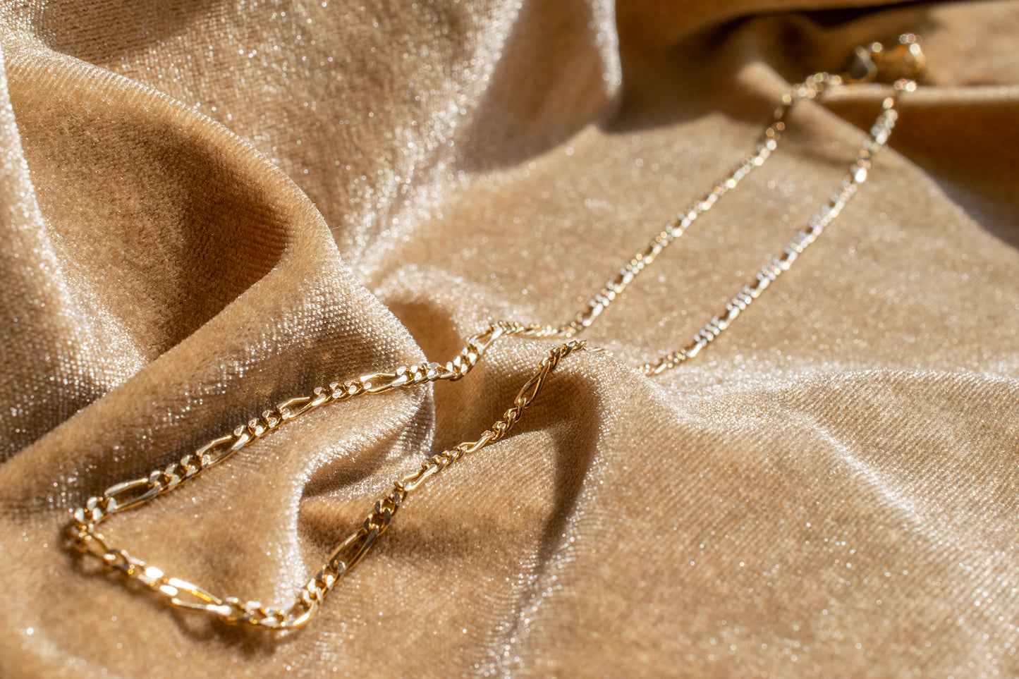 Vintage 14k Yellow Gold Figaro Chain