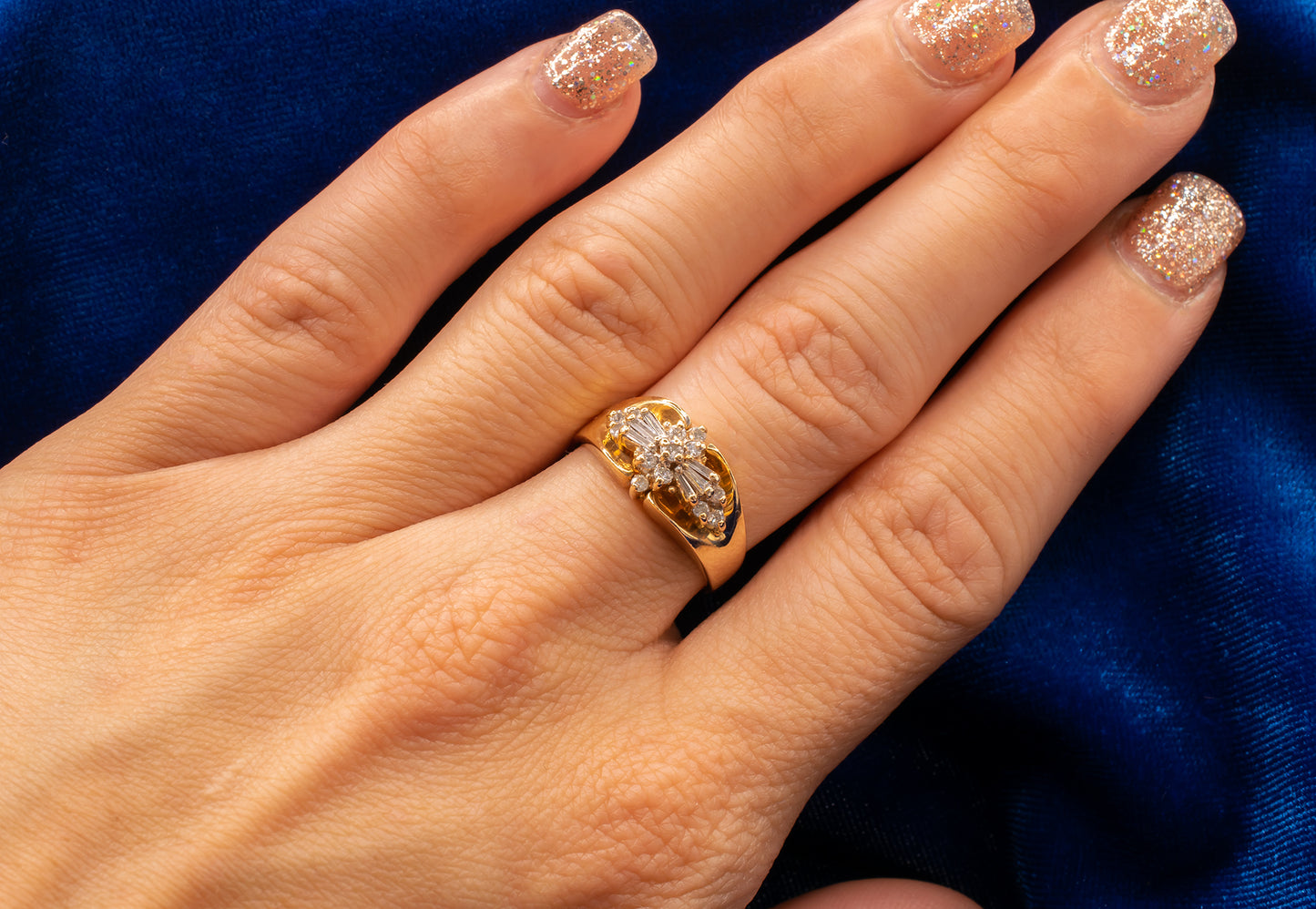 Vintage 14k Diamond Ring