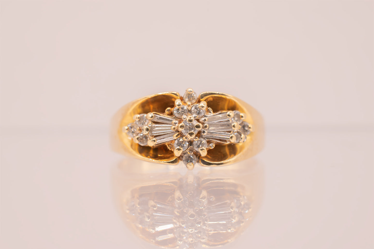 Vintage 14k Diamond Ring