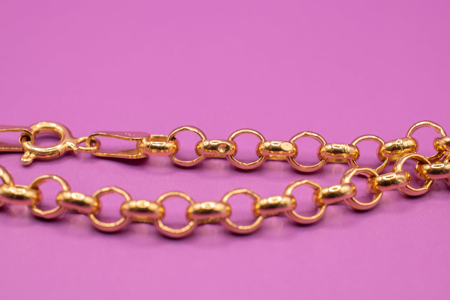 Vintage 14k Round Link Bracelet