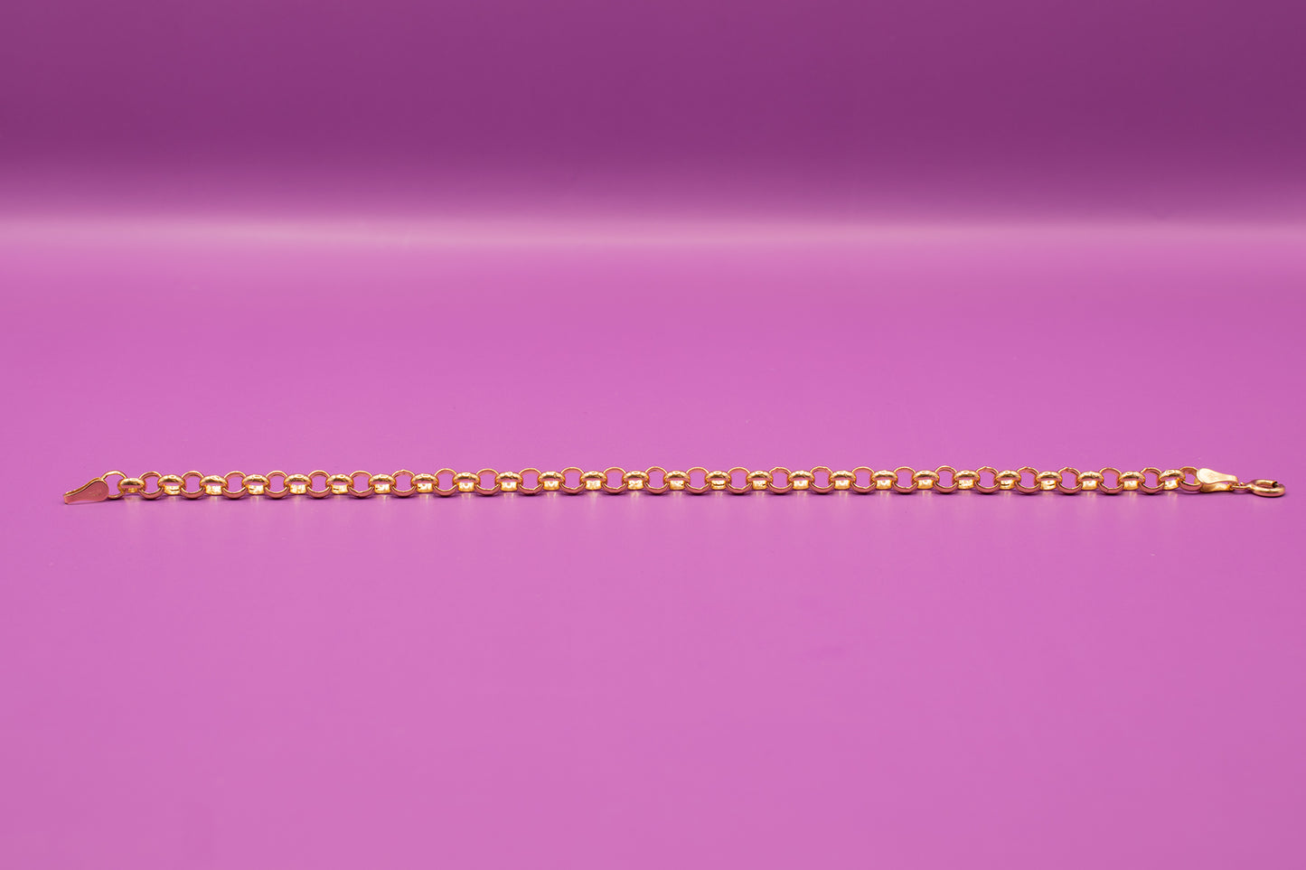 Vintage 14k Round Link Bracelet