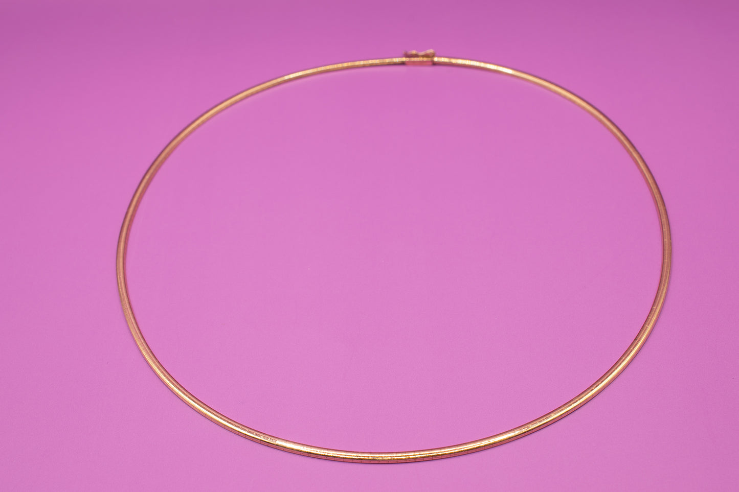 Vintage 14k Yellow Gold Omega Chain/Necklace 2mm.
