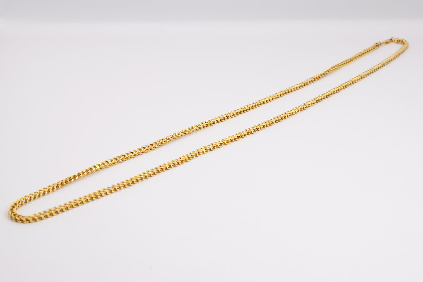 Vintage Estate 10k Yellow Gold Wheat Link Gold Chain