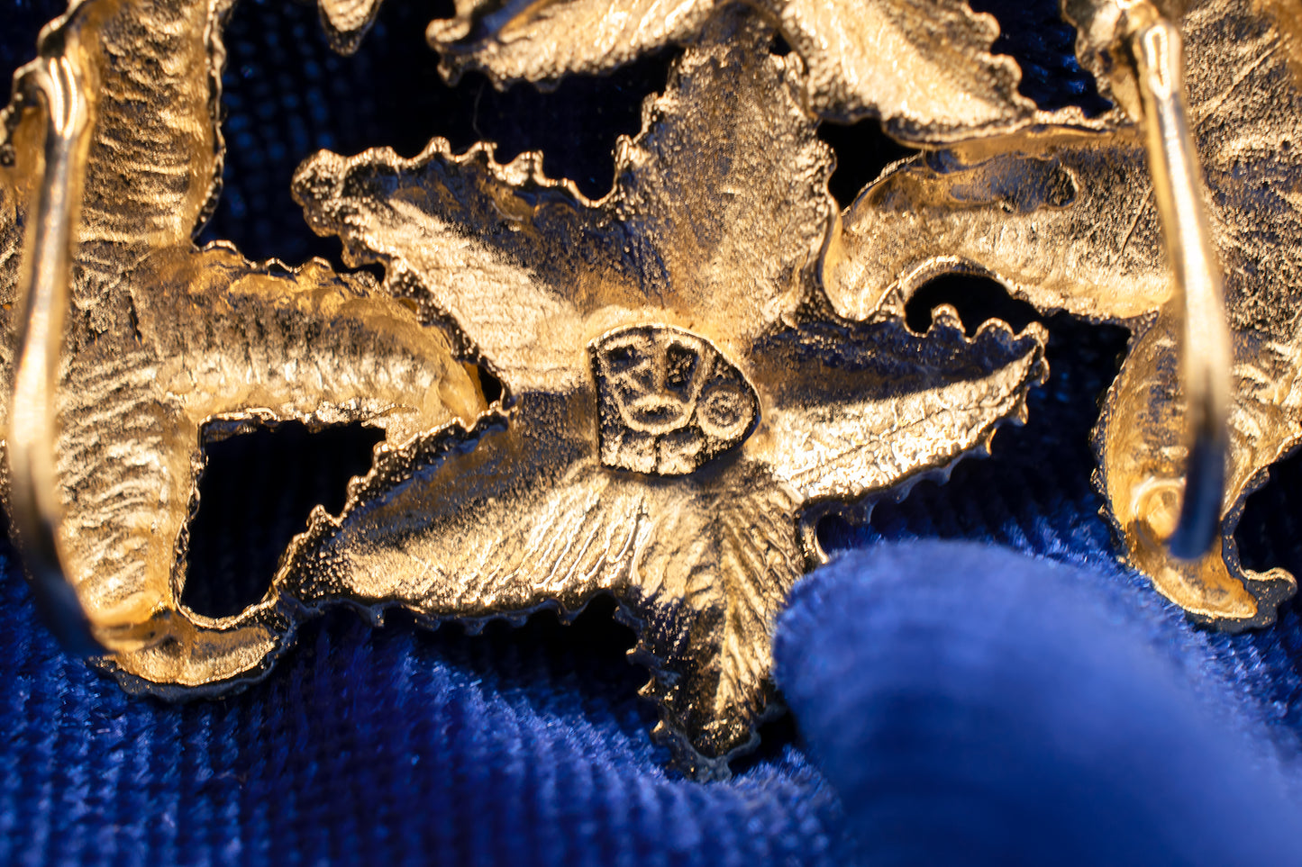 Vintage 14K Yellow Gold Starfish Ocean Theme Slide Pendant