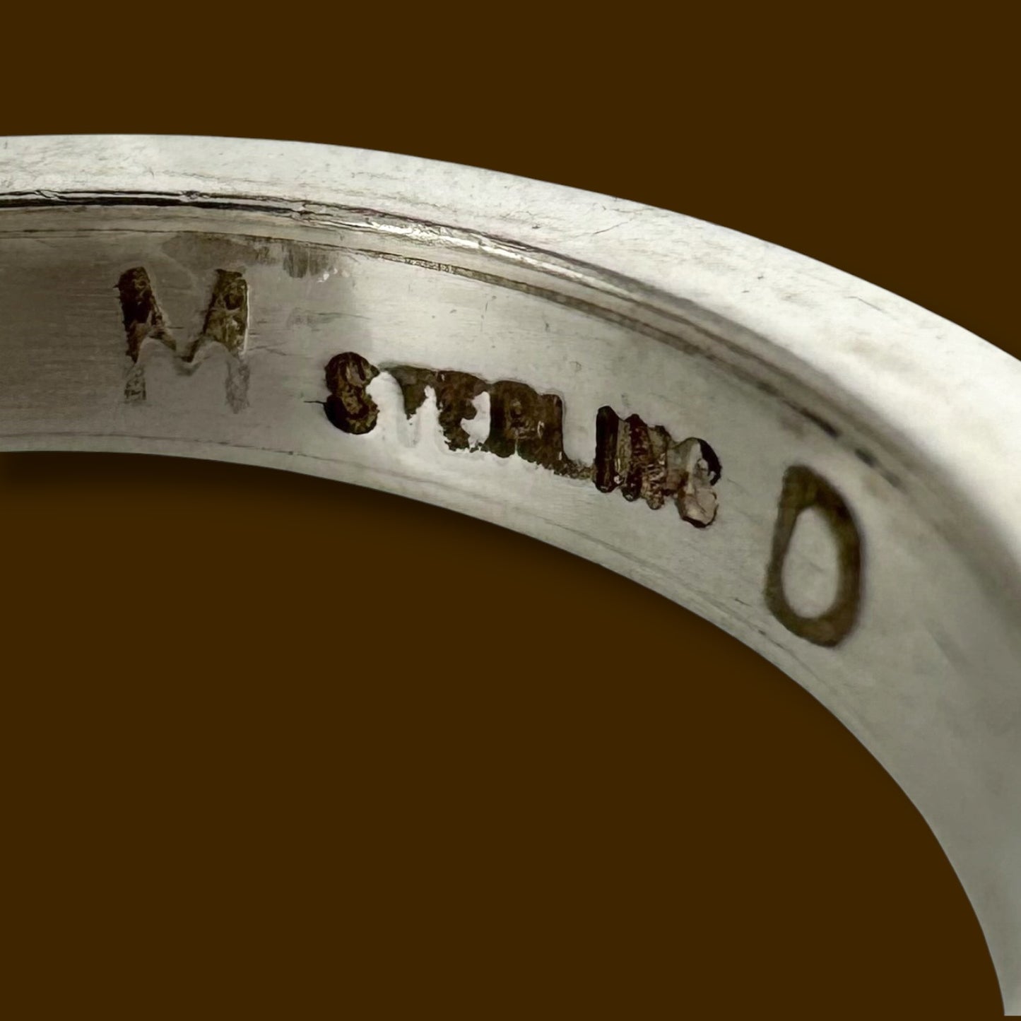 Vintage Sterling Silver Southwestern Multi-Stone Inlay Band Ring