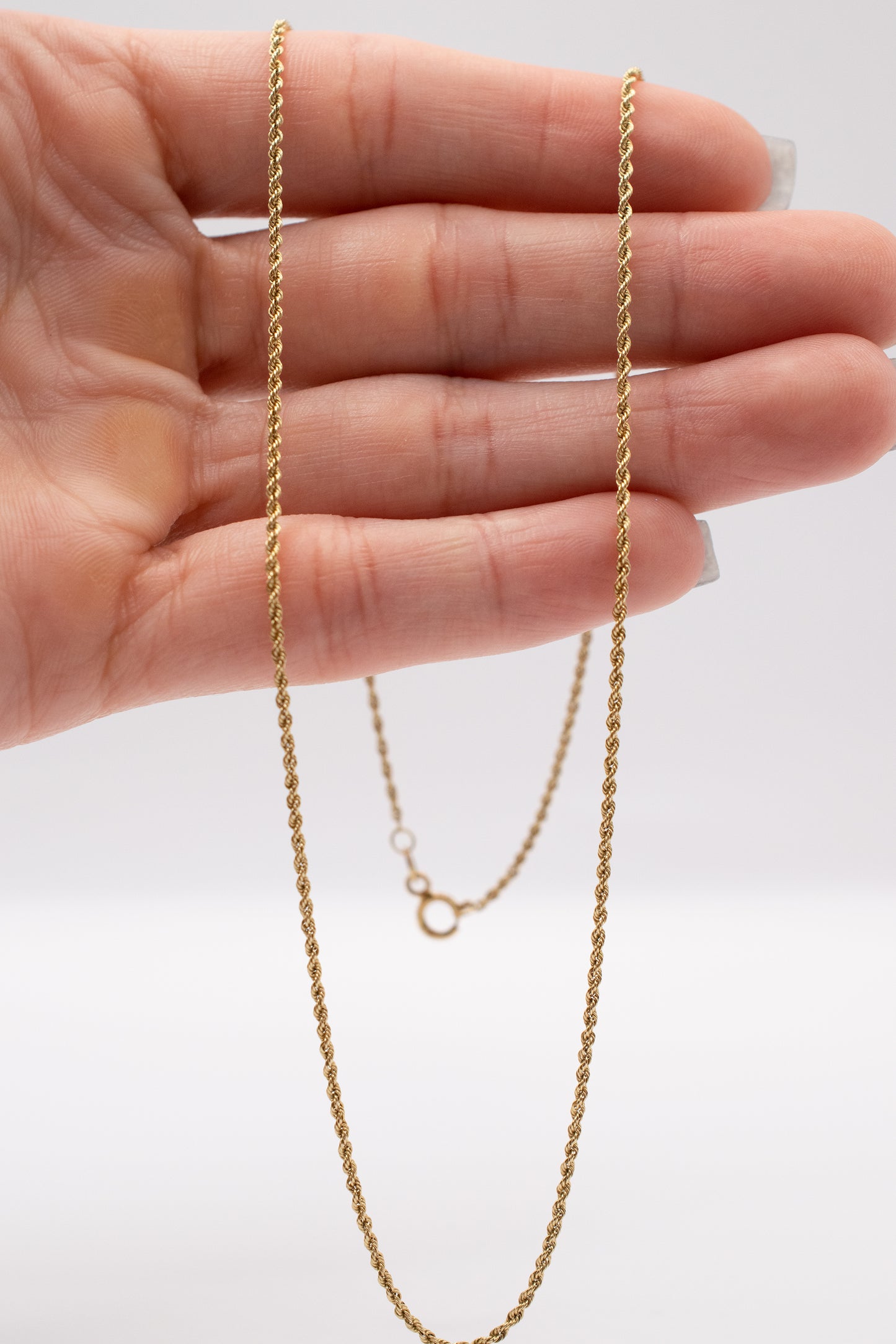 Vintage 14k Rope Chain