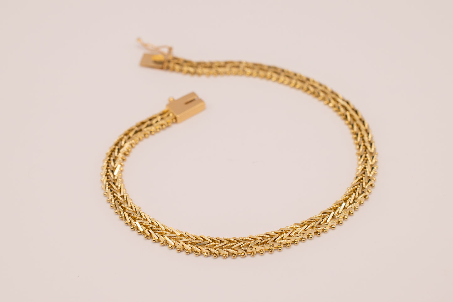 Vintage 14k Fancy Link Bracelet