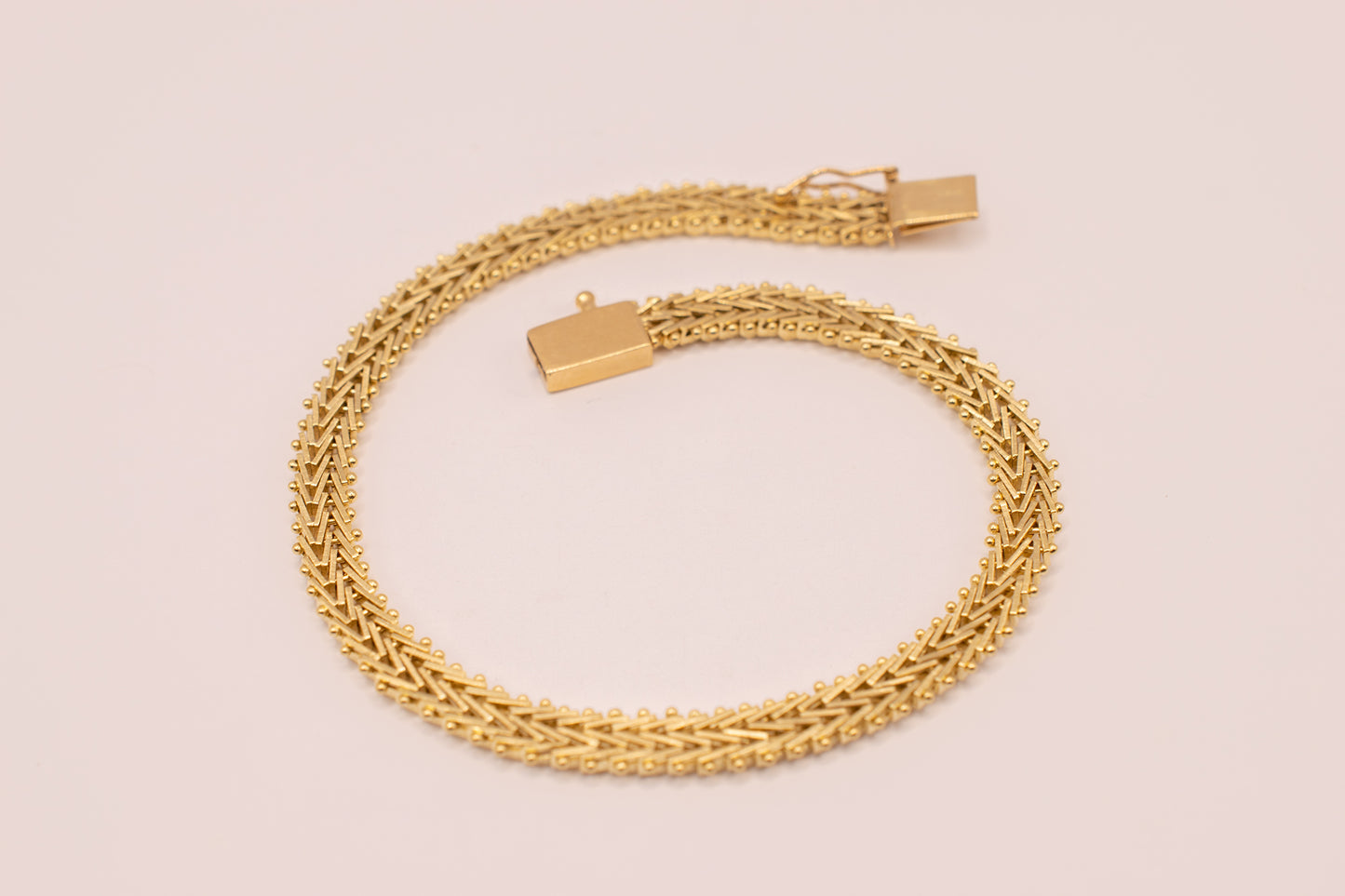 Vintage 14k Fancy Link Bracelet